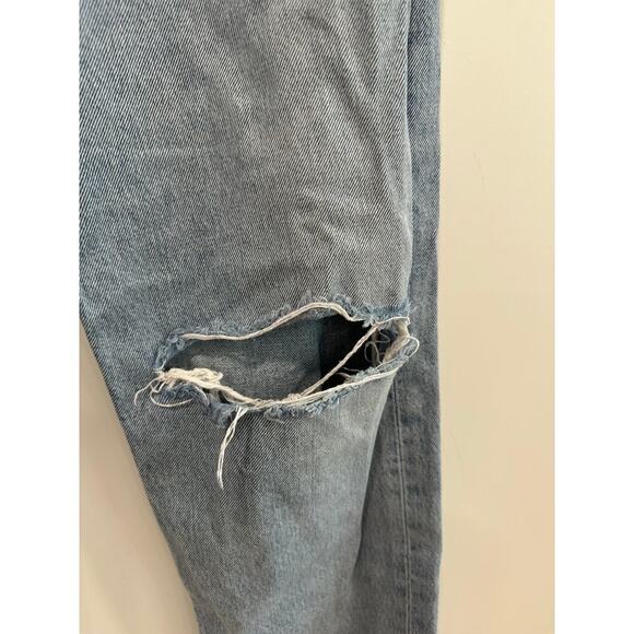AGOLDE 90’s Straight Distressed Jeans Size 25 - Picture 6 of 9